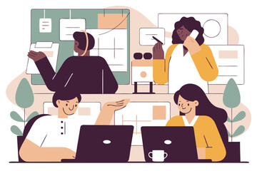 workshop, nurse, doctor, corporate man, corporate women, work, student, teacher, travel, man, women, abstract business, business strategy, meeting business,  dynamic business illustration template