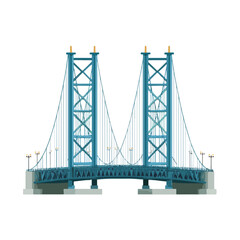 Fototapeta premium bridge isolated