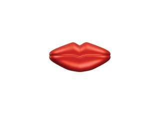 mouth icon 3d illustration render