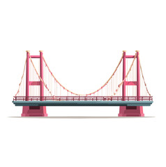 Fototapeta premium bridge isolated