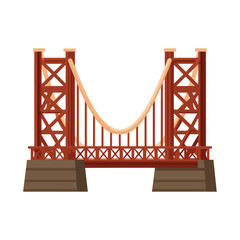 Obraz premium bridge isolated