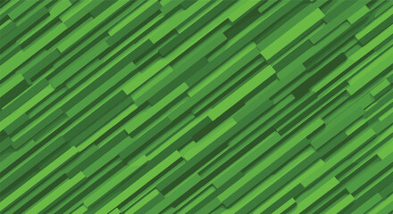 Abstract green lines pattern digital art with various shades of green creating a dynamic visual experience