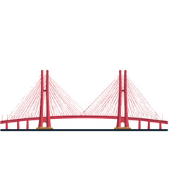 Fototapeta premium bridge isolated