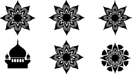 mandala, floral, flower, design, ornament vector bundle