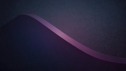 Abstract flowing purple and pink ribbon against dark background
