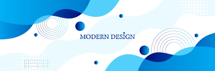 abstract fluid banner background with blue color. vector illustration etc