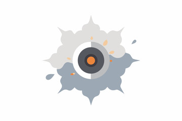 bullet hole dust crack subtle impact break damaged