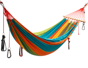 hammock on white background
