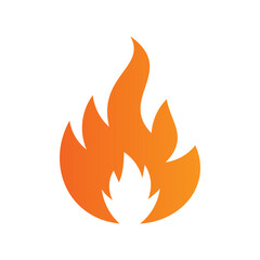 Gradient Flame Logo Concept