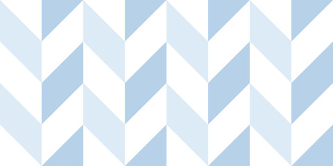 Seamless herringbone vector pattern in soft blue