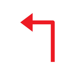 left turn arrow sign