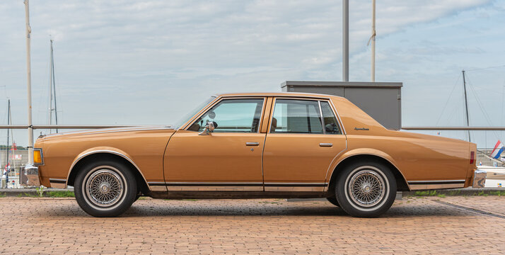 Lelystad, The Netherlands, 15.06.2025, Vintage american car Chevrolet Caprice Classic 3rd generation at The National Oldtimer Day
