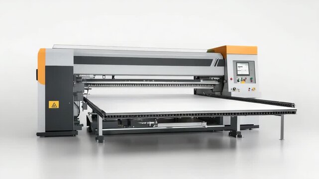 Industrial large format UV flatbed printer for high-quality print on various materials