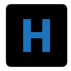 Obraz premium icon h