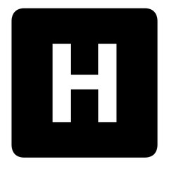 Obraz premium icon h