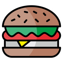 Hamburger  Icon Element For Design