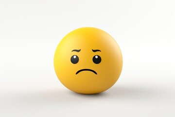 Fototapeta premium Emoji face egg anthropomorphic.