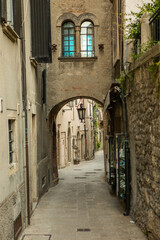 Scenic View of San Marino – Historic Architecture and Mountain Landscape. One of the smallest countries in the world, located in the heart of Italy. Travel concept in Europe