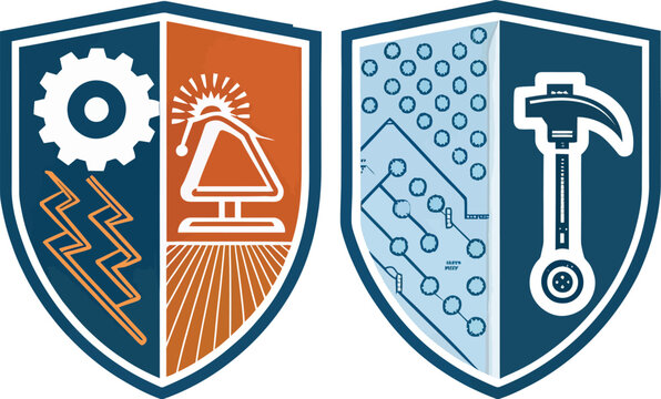 Modern Byteforge Academy Logo Vector