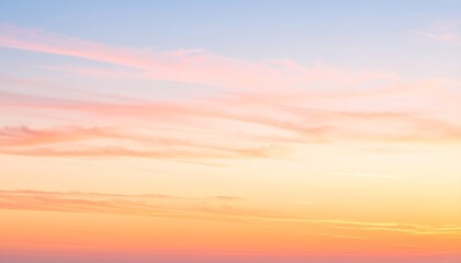 Obraz premium Pastel Sky Over Calm Sea