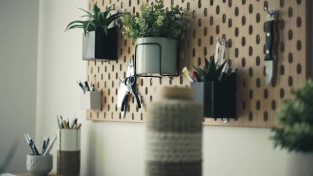 Pegboard organization