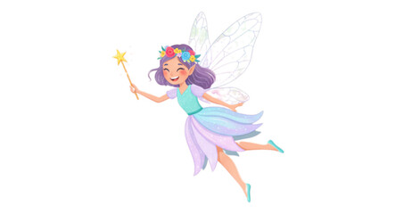 fairy with magic wand