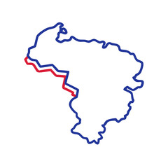 map of argentina 3d shape