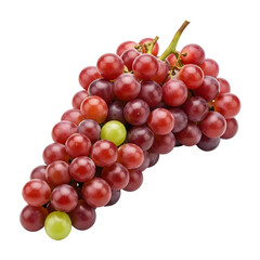 Fototapeta premium Cluster of Red Grapes with Green Grape.