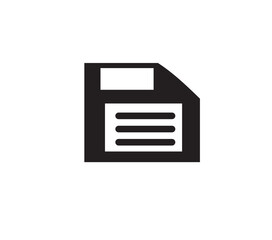 Minimal document template icon with text lines