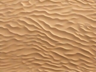 Close up of rippled desert sand dunes showing texture and patterns