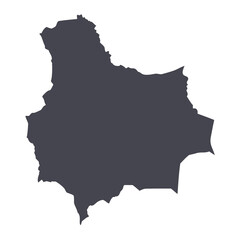 map of austria 3d render