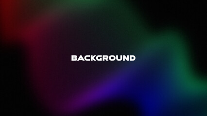 Abstract Gradient Colorful Light Wave Black Background Template | Vibrant Flowing Blur Dark Backdrop Vector Design