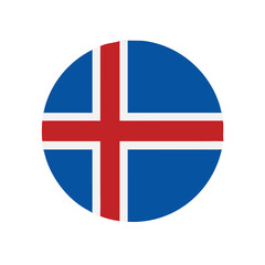 norway flag button