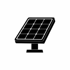 creative details solar panel icon vector illustration