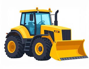 /output/Firefly_Vector illustration of a motor grader in flat design style, clean and simple lines, i 280703.eps