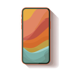 vector illustration of a mobile phone