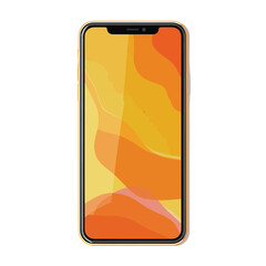 vector illustration of a mobile phone