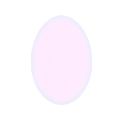an abstract art piece featuring a soft glowing sphere with a pinkish hue at its center against a stark white background