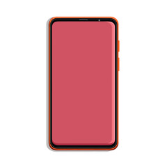 vector illustration of a mobile phone