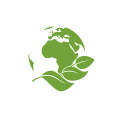 ecology earth planet globe icon isolated on white background