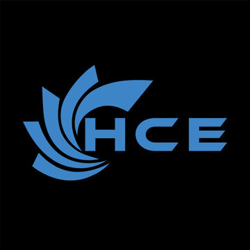 HCE letter design. HCE letter technology logo design on white background. HCE Monogram logo design for entrepreneur and business	
