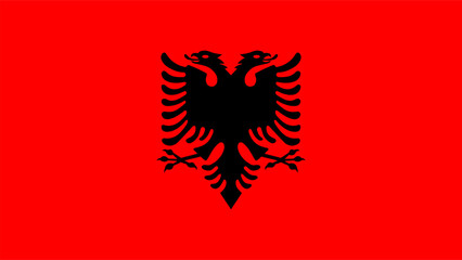 Symbol of national pride and identity through a Albania flag design