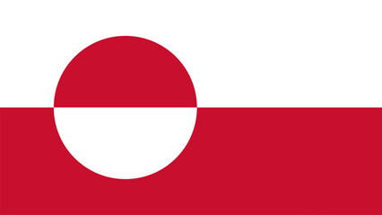 Symbol of national pride and identity in Greenland's flag design © Alive