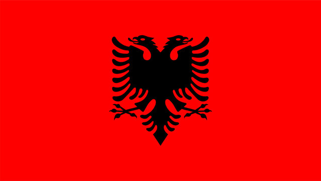 Symbol of national pride and identity through a Albania flag design