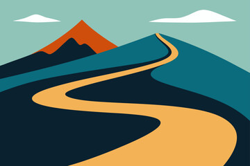 road to the mountains