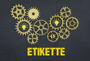 Etikette	
