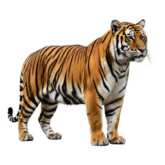 Obraz premium Majestic Tiger in Profile View.