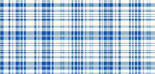 Classic blue and white plaid fabric texture Seamless repeat pattern ideal for backgrounds, seamless pattern, scottish