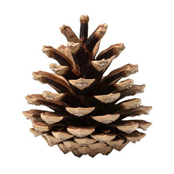 Close-up of a Pine Cone with Detailed Scales.