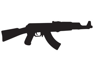 AK-47 GUN SILHOUETTE